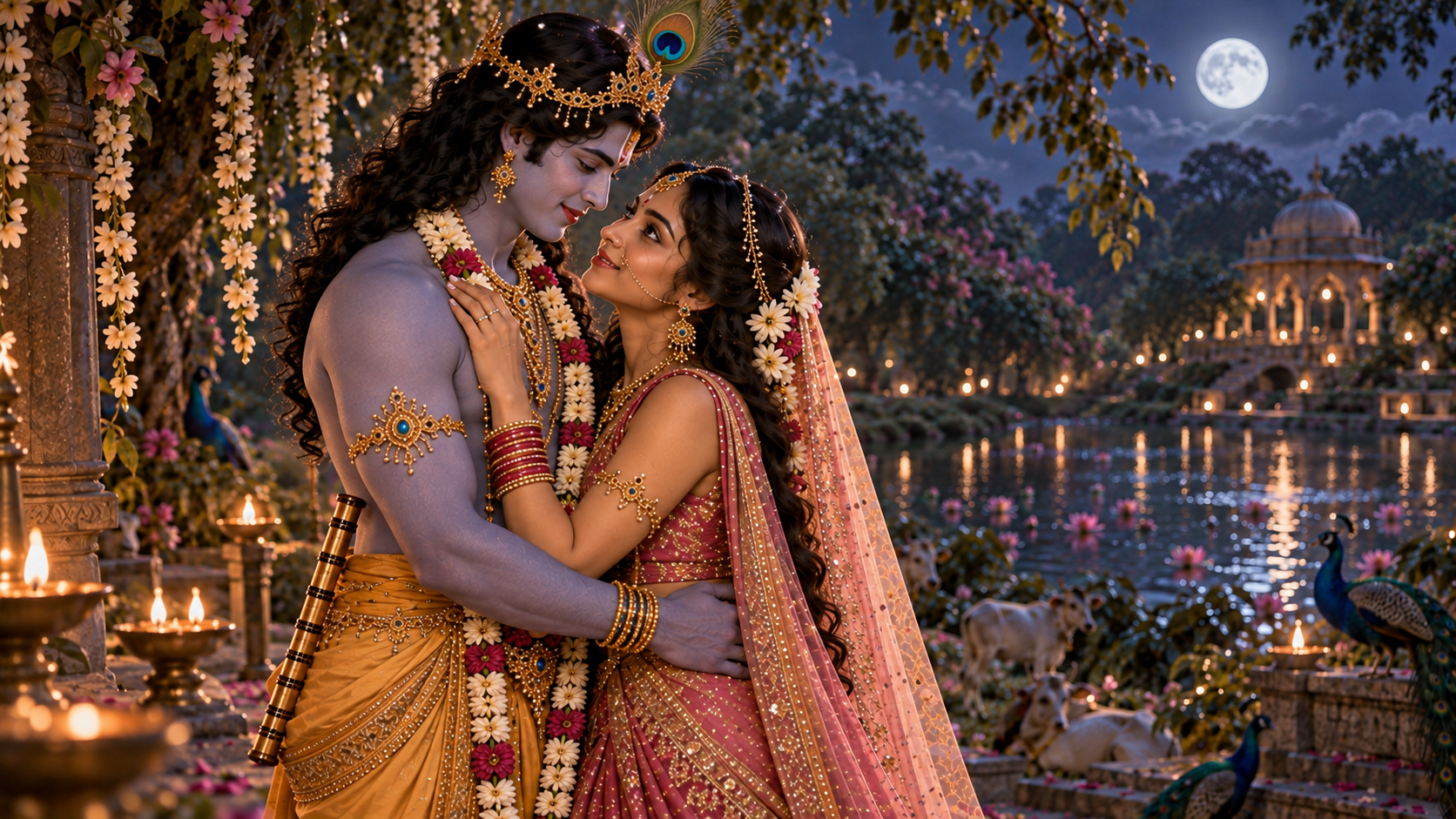 Radha and Krishna by Yamuna 35