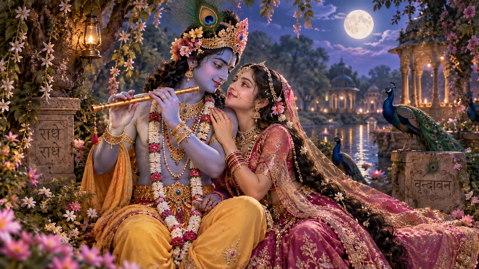 Radha and Krishna by Yamuna 37