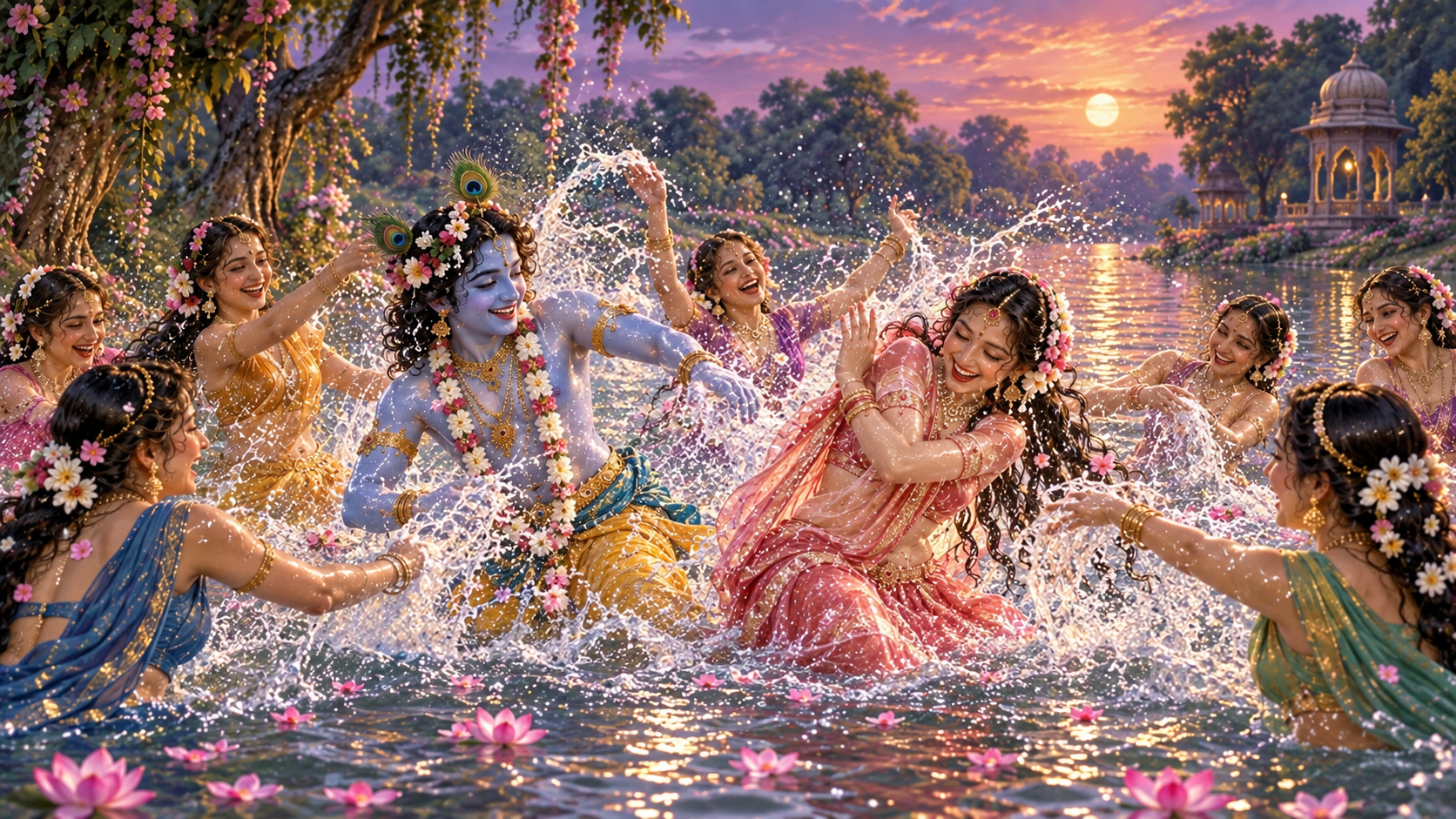 Radha and Krishna by Yamuna 40