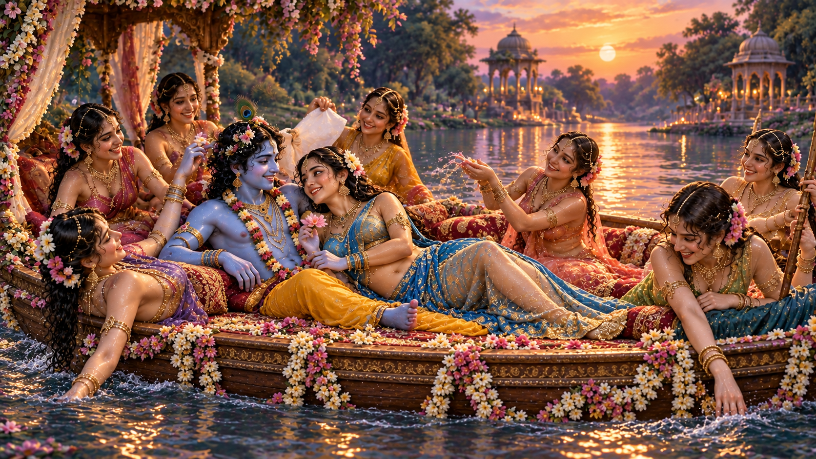 Radha and Krishna by Yamuna 41