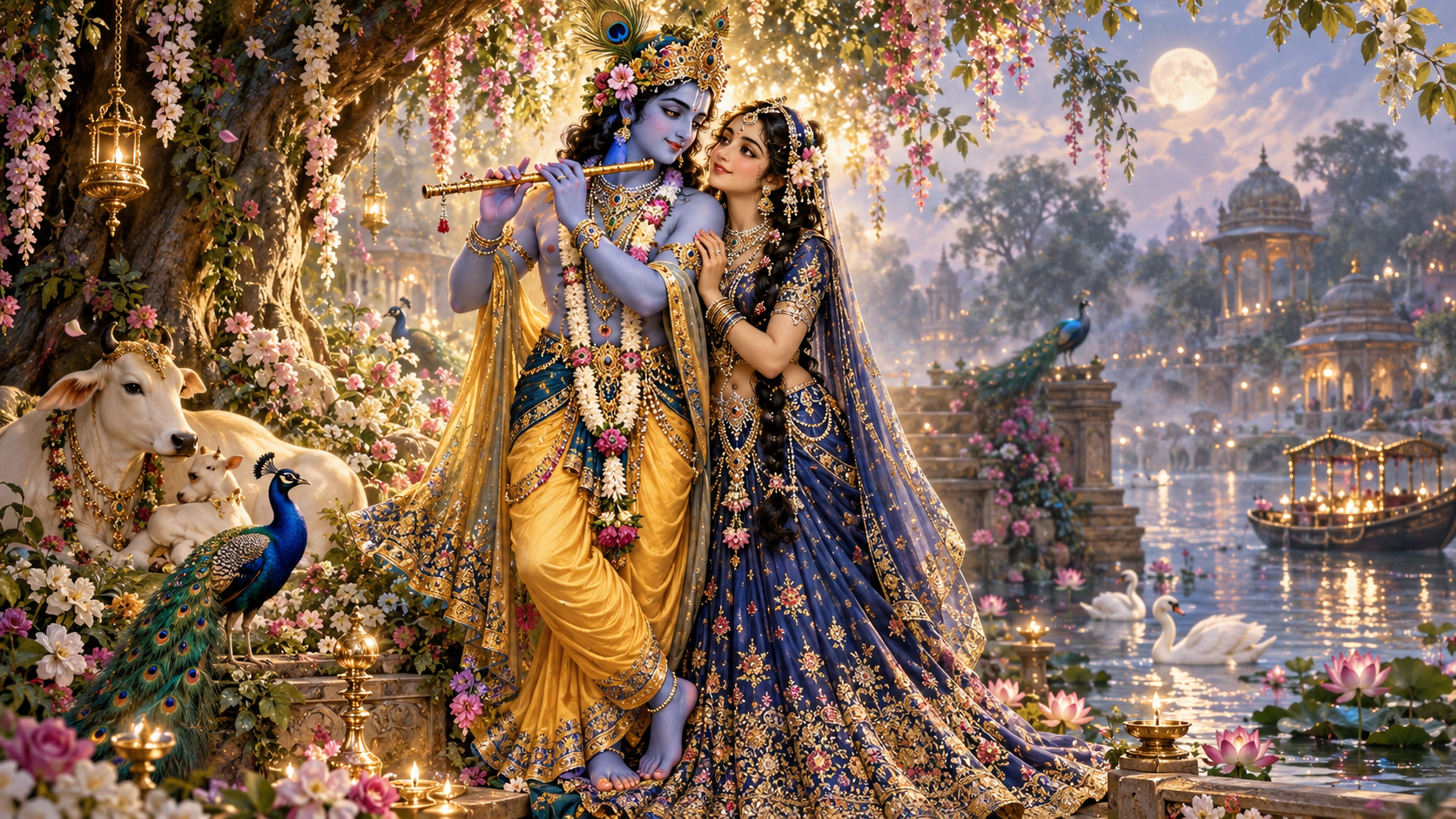 Radha and Krishna by Yamuna 42