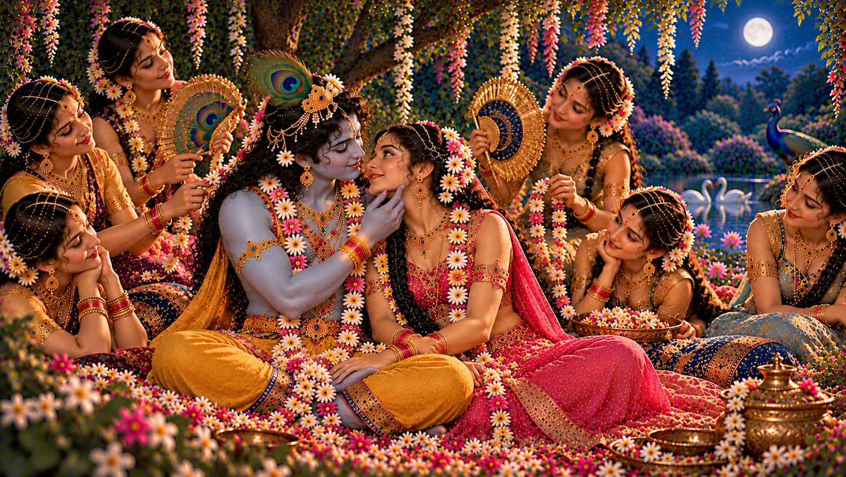 a richly detailed cinematic highly ornate romant