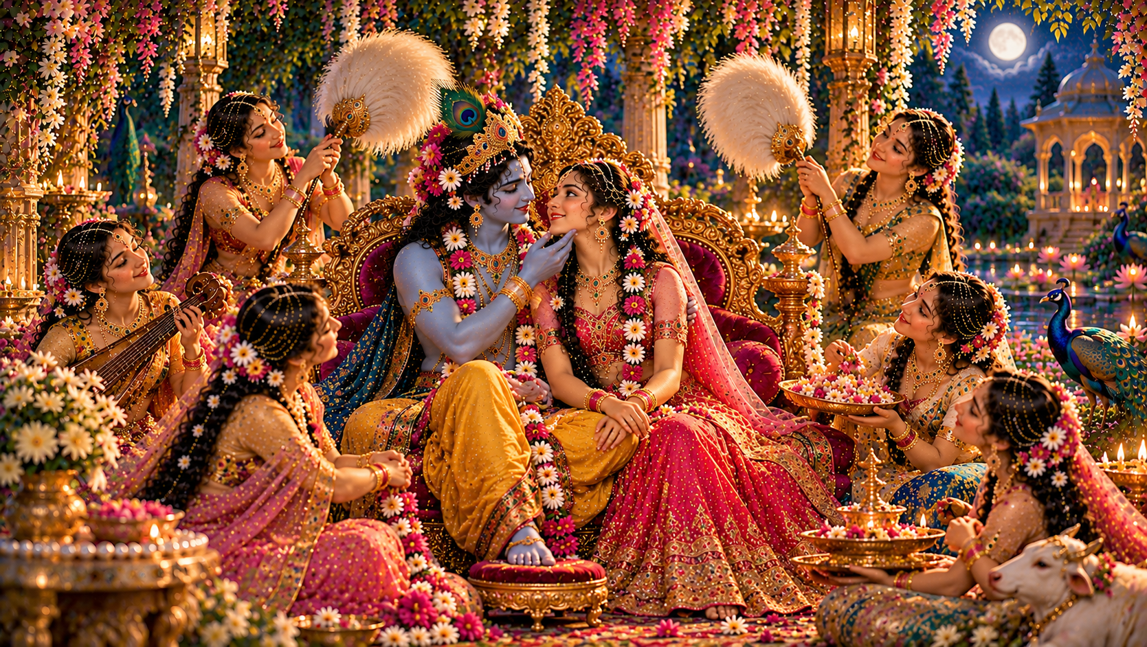 wide highly detailed cinematic richly lit scene